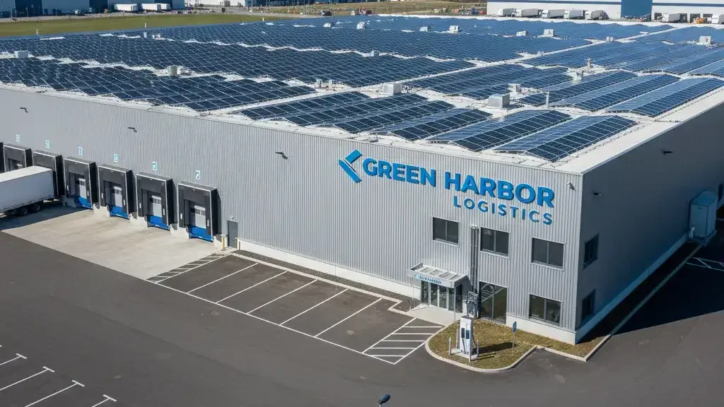 Commercial Warehouse Solar Array